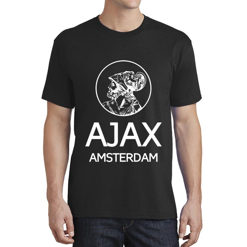 Ajax Amsterdam White Unisex T-Shirt Men Black