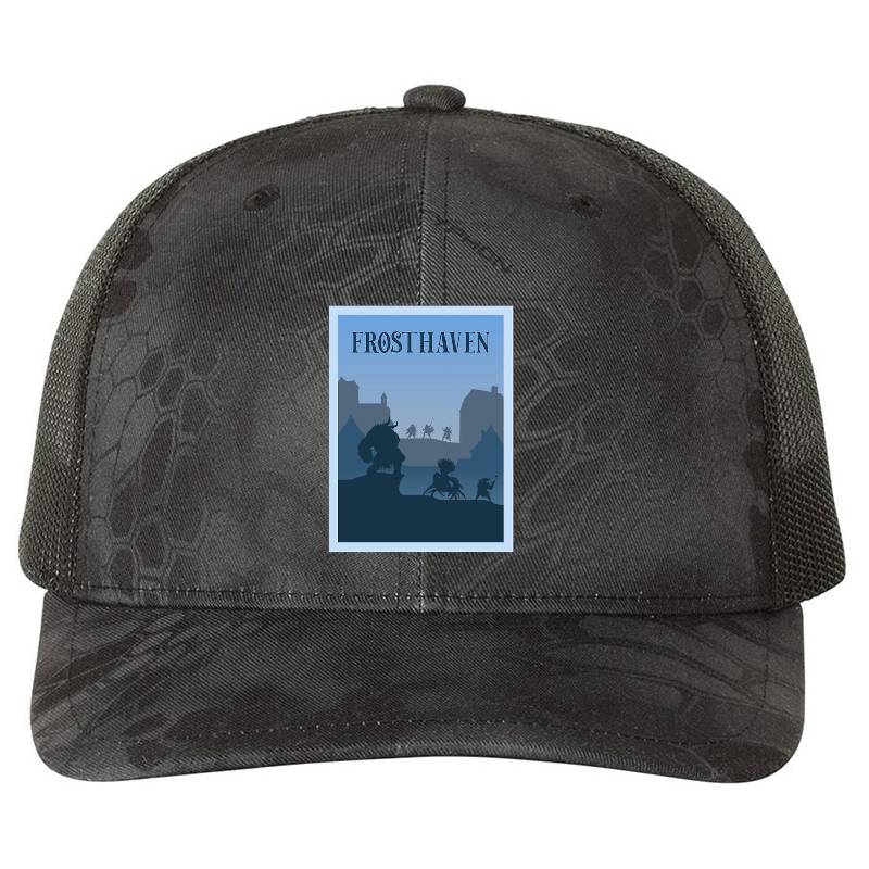 Frosthaven - Board Games - Minimalist Travel Poster Style - Board Game Art Unisex V-Neck T-Shirts