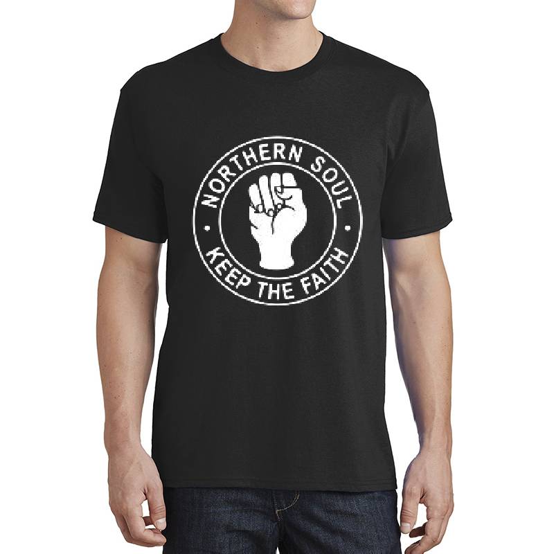 Northern Soul Keep The Faith classic Logo Unisex V-Neck T-Shirts
