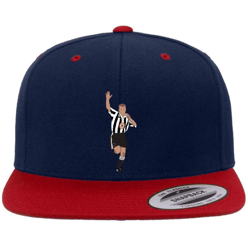 Alan Shearer Newcastle United 90 S Premium Flat Bill Snapback Cap  Navy