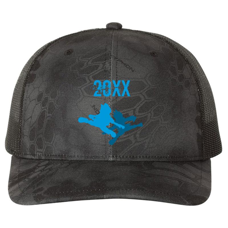 20Xx Falco Fox Richardson Premium Trucker Snapback Cap  Kryptek Typhon Black