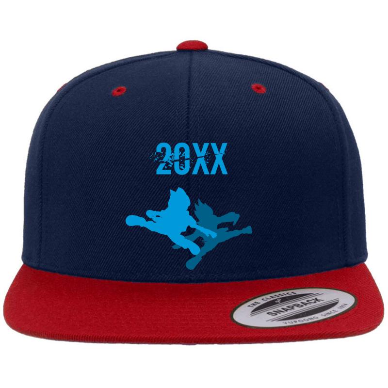 20Xx Falco Fox Premium Flat Bill Snapback Cap  Navy