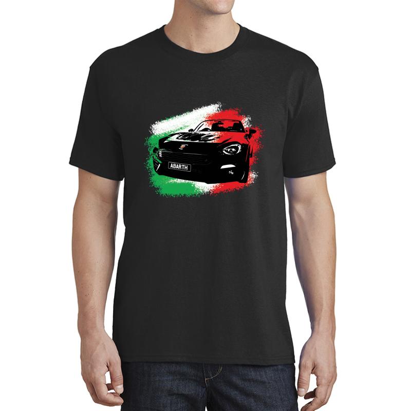 Abarth 124 Spider Unisex T-Shirt Men Black