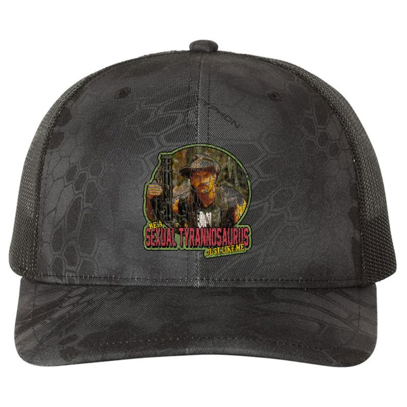 80S Schwarzenegger Classic Predator Blain Sexual Tyrannosaurus Vintage  Richardson Premium Trucker Snapback Cap  Kryptek Typhon Black