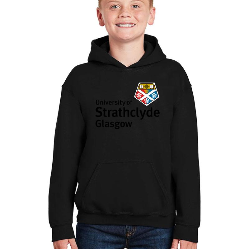 University Of Strathclyde Youth Hooded Sweatshirt Boy Black