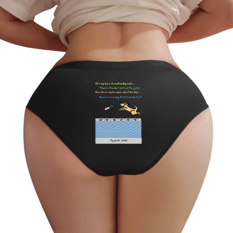 A Dr Seuss Inspired Dock Diving Design Women Underwear Panties Women Black