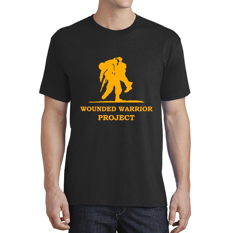 Wounded Warrior Unisex T-Shirt Men Black