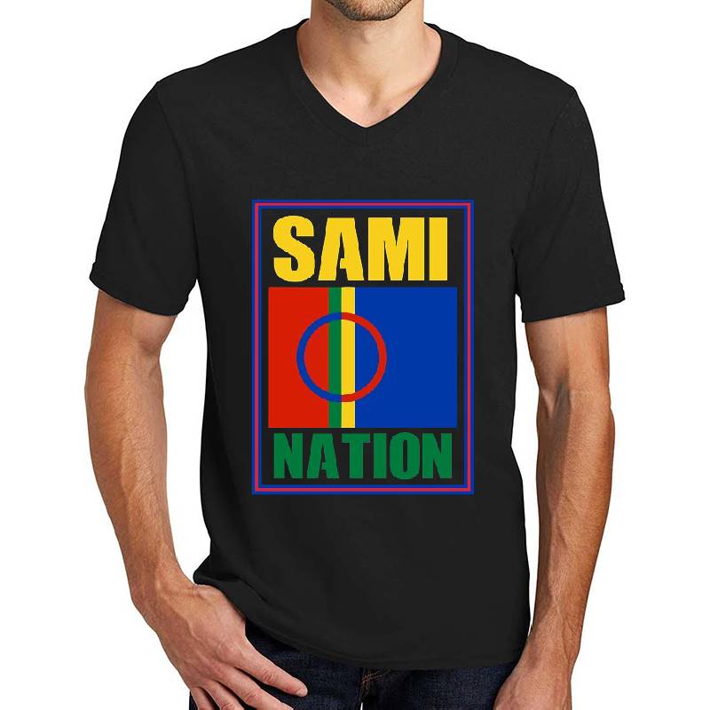sami nation. saami flag. Premium Flat Bill Snapback Caps