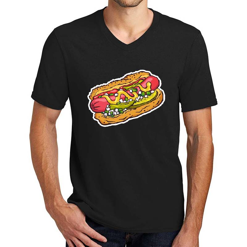 Chicago Hot Dog Unisex T-shirts