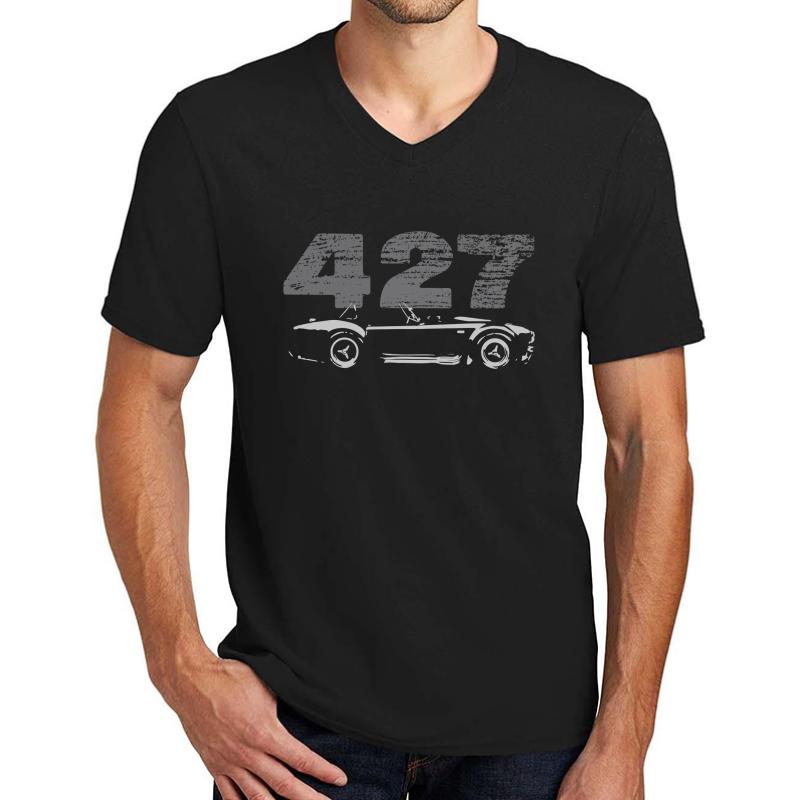 1966 Shelby Cobra 427 Super Snake Unisex V-Neck T-Shirt Men Black