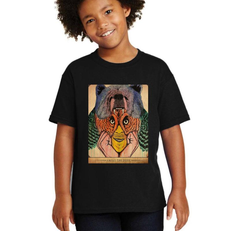 Amigo The Devil Youth T-Shirt Boy Black