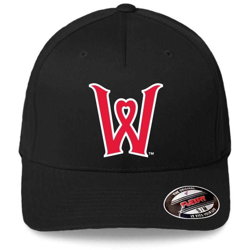 Worcester Red Sox Flexfit Baseball Cap  Black