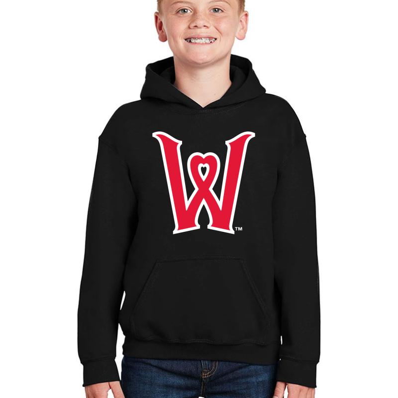 Worcester Red Sox Youth Hooded Sweatshirt Boy Black