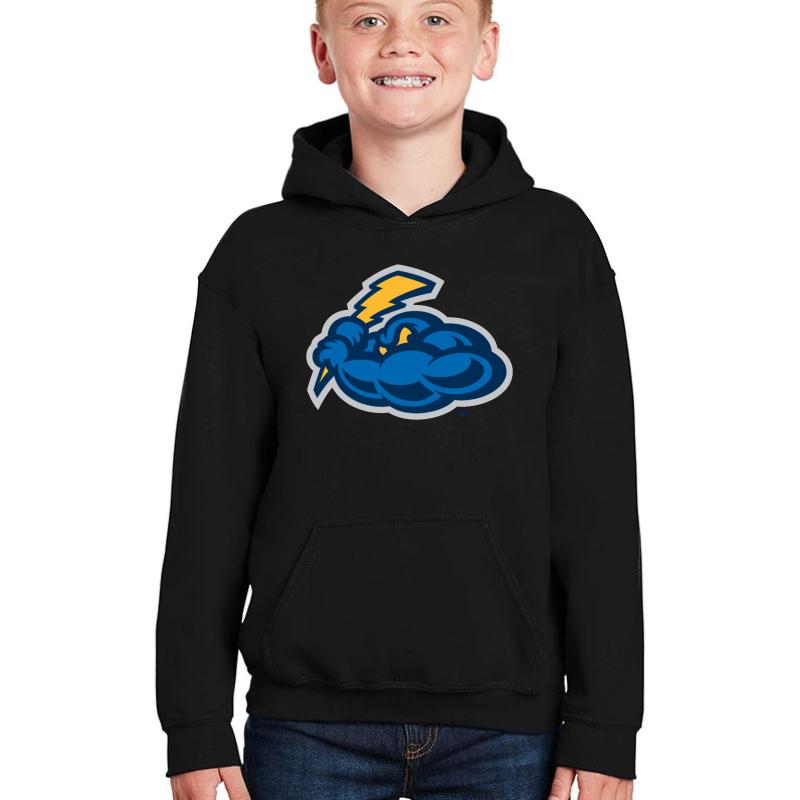 Trenton Thunder Youth Hooded Sweatshirt Boy Black