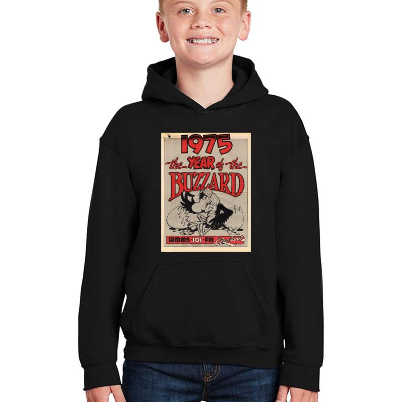 Wmms The Buzzard Youth Hooded Sweatshirt Boy Black