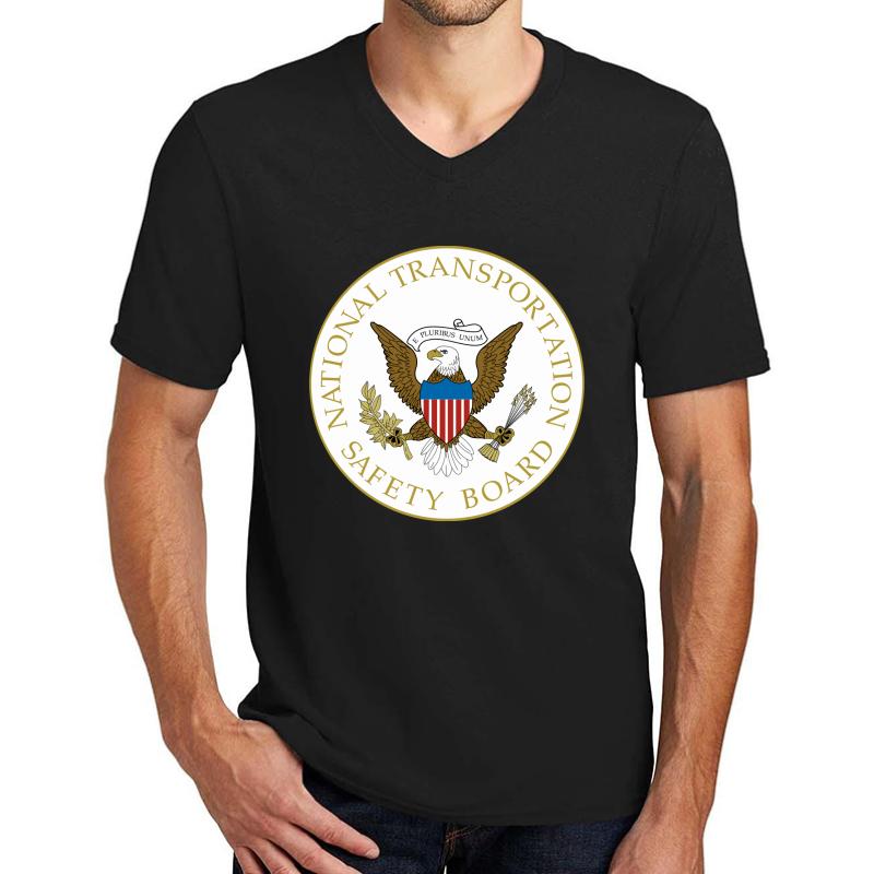 United States National Transportation Safety Board Ntsb Unisex V-Neck T-Shirt Men Black