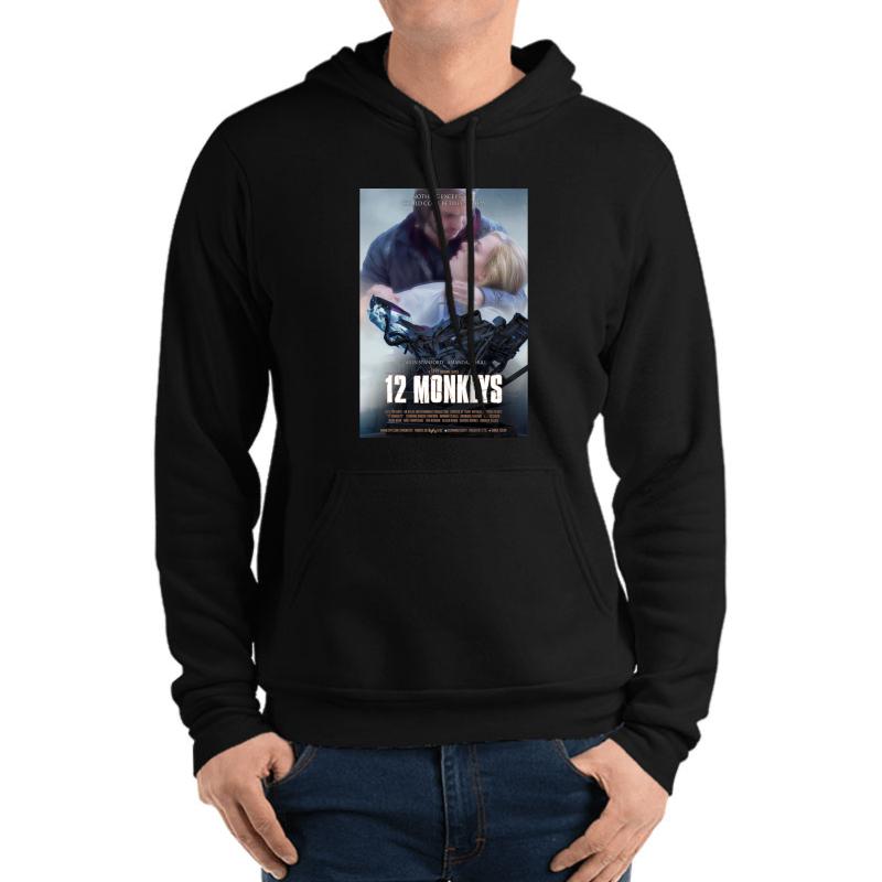 12 Monkeys Movie Unisex Hooded Sweatshirt Men Black