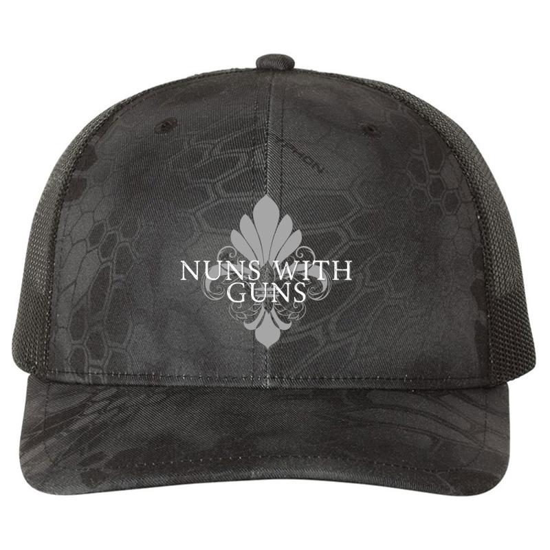 Adepta Sororitas - Nuns With Guns Richardson Premium Trucker Snapback Cap  Kryptek Typhon Black