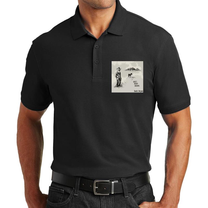 Zach Bryan Unisex Polo Jersey Sport Shirt Men Black