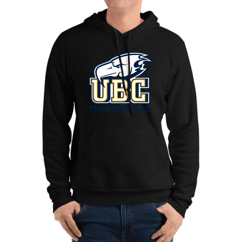 Ubc Thunderbirds Unisex Hooded Sweatshirt Men Black