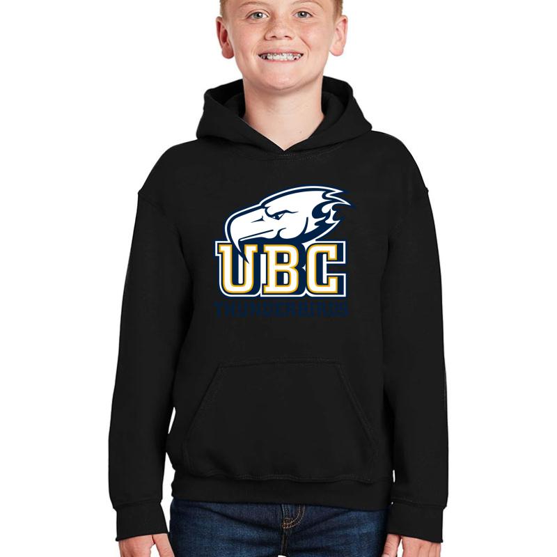 Ubc Thunderbirds Youth Hooded Sweatshirt Boy Black