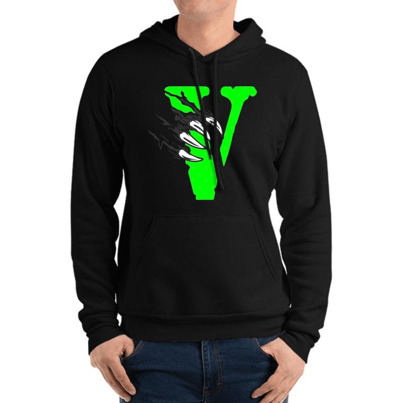 Vlone Claws Unisex Hooded Sweatshirt Men Black