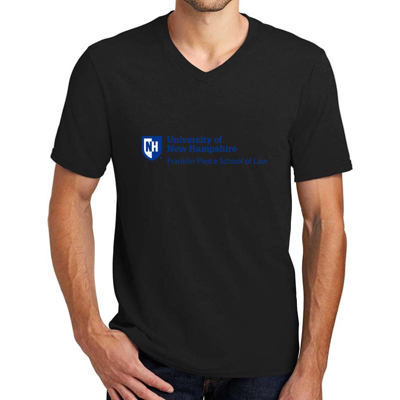 Unh School Of Law Unisex V-Neck T-Shirt Men Black