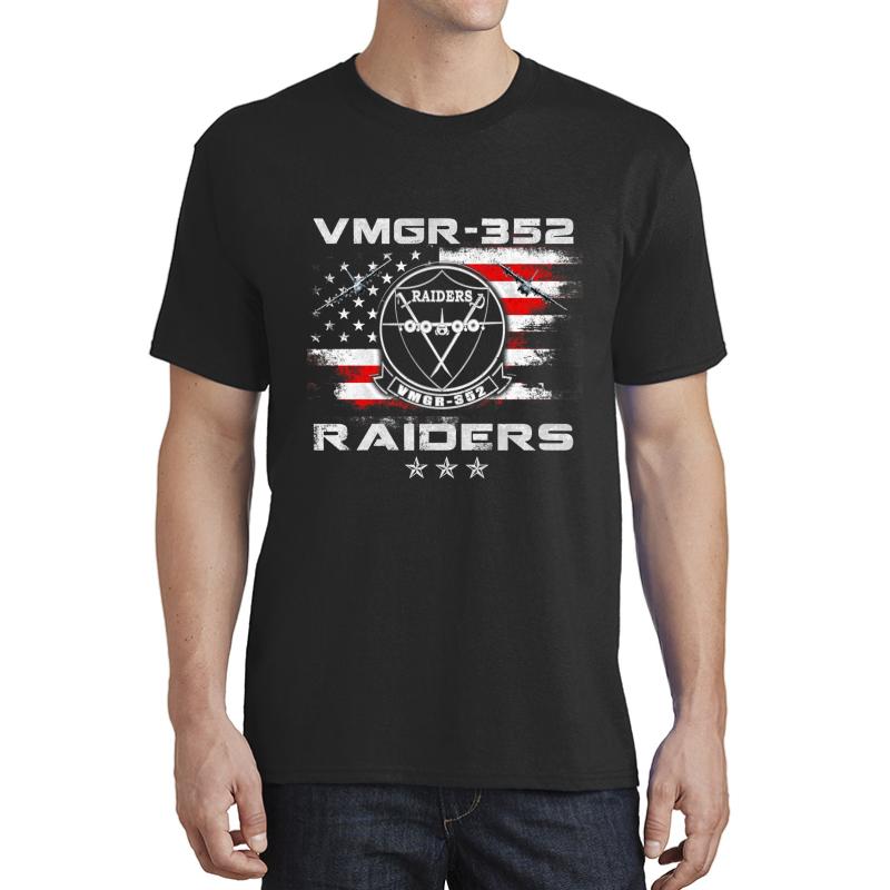 Vmgr-352 Raiders Unisex T-Shirt Men Black