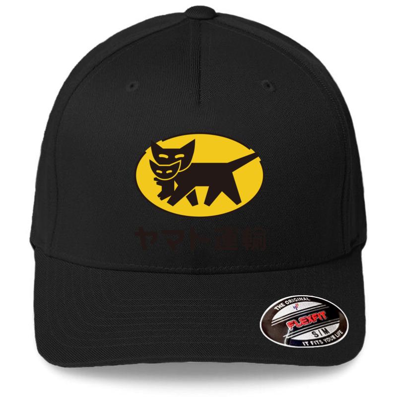 Yamato Transport Logo Flexfit Baseball Cap  Black