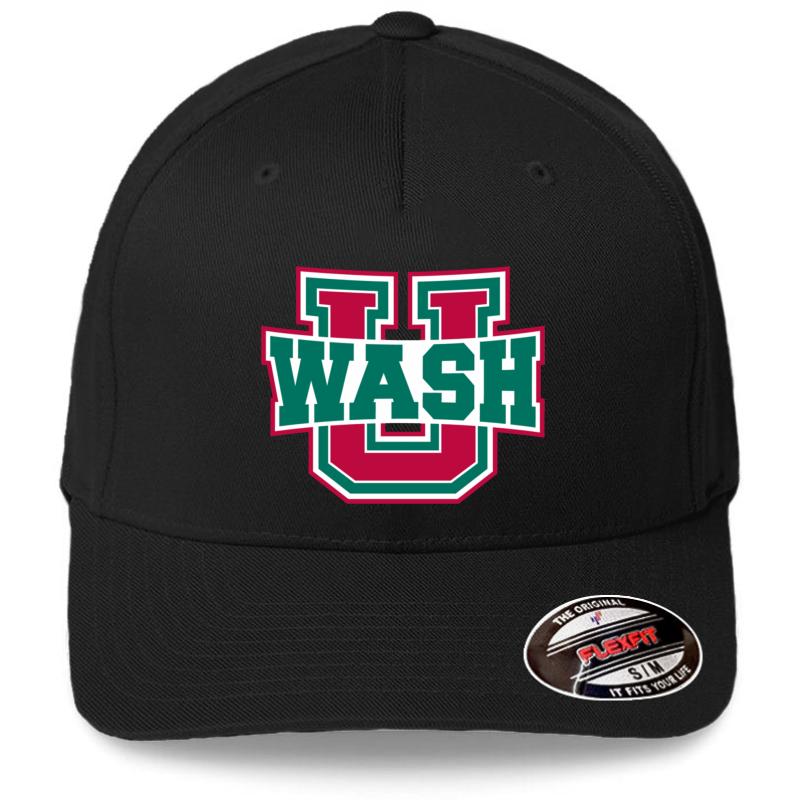 Washington St. Louis Bears Washington University Missouri St. Louis Mo Flexfit Baseball Cap  Black