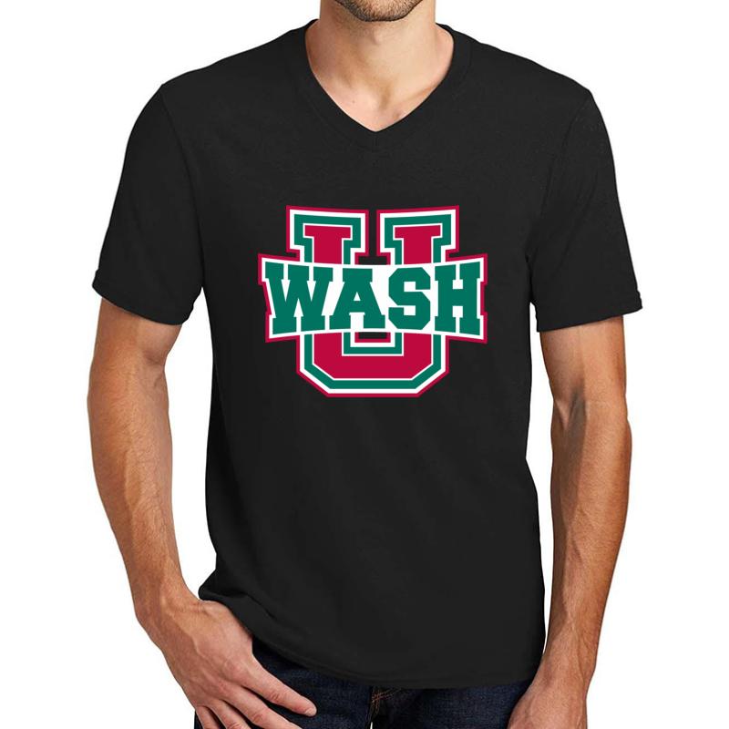 Washington St. Louis Bears Washington University Missouri St. Louis Mo Unisex V-Neck T-Shirt Men Black