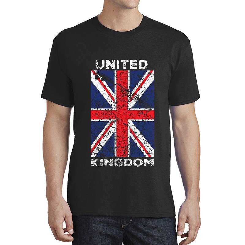 United Kingdom flag Unisex V-Neck T-Shirts