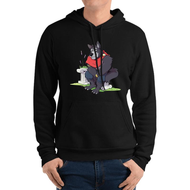 Adastra Unisex Hooded Sweatshirt Men Black