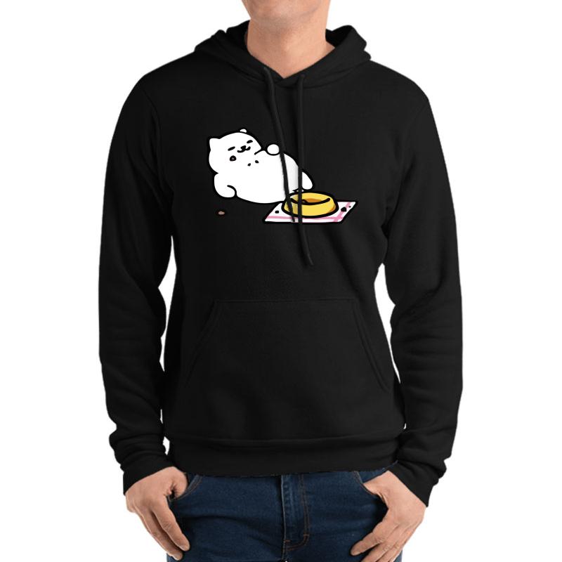 Tubbs - Neko Atsume Unisex Hooded Sweatshirt Men Black