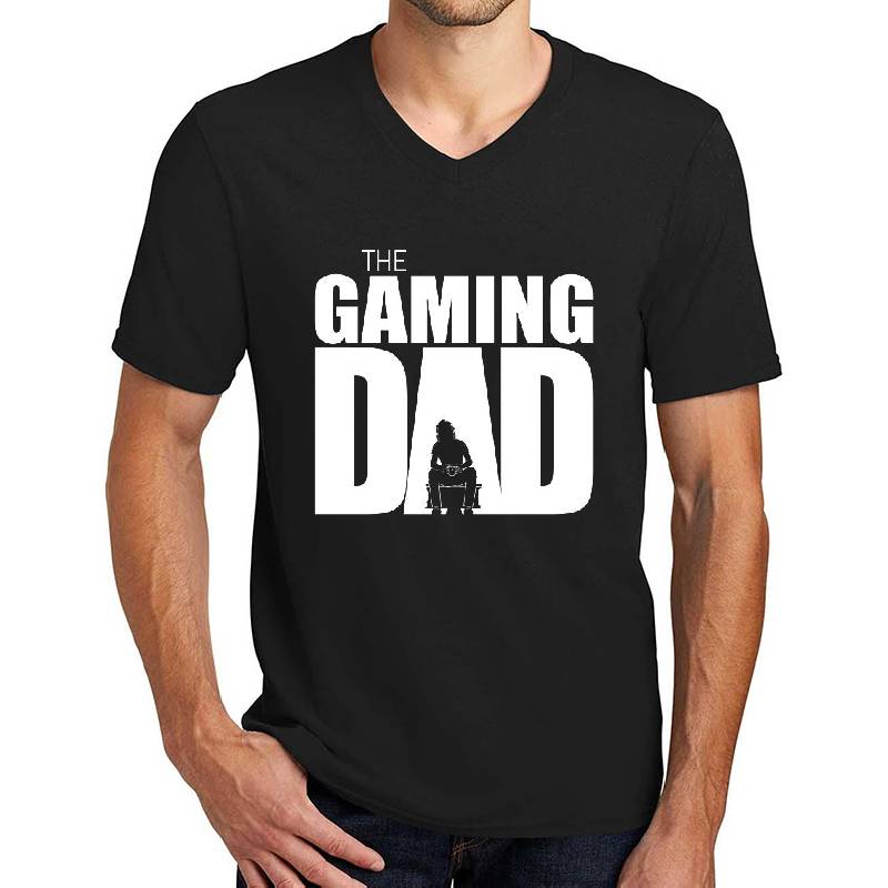 the gaming dad gamer dad play video games Unisex T-shirts