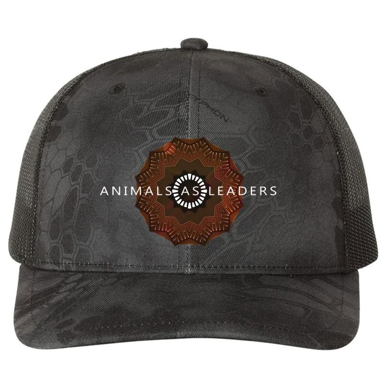 Animals As Leaders Richardson Premium Trucker Snapback Cap  Kryptek Typhon Black