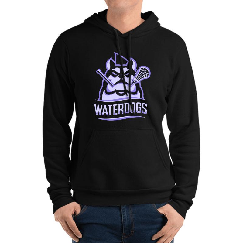 Waterdogs Lacrosse Club Unisex Hooded Sweatshirt Men Black