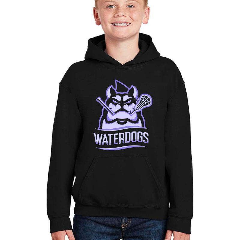 Waterdogs Lacrosse Club Youth Hooded Sweatshirt Boy Black