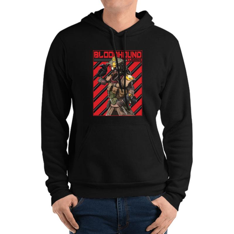 Apex Legends Bloodhound Unisex Hooded Sweatshirt Men Black