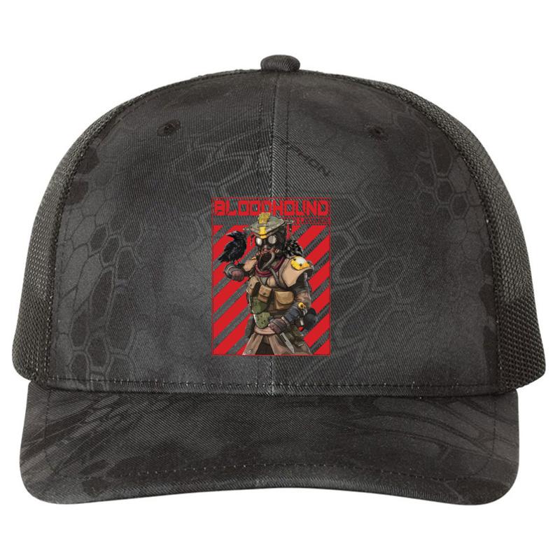 Apex Legends Bloodhound Richardson Premium Trucker Snapback Cap  Kryptek Typhon Black