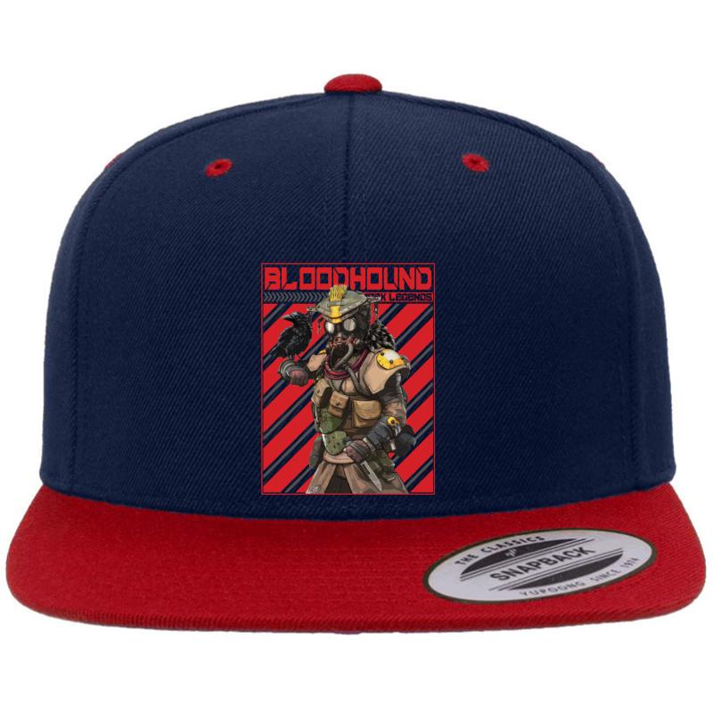 Apex Legends Bloodhound Premium Flat Bill Snapback Cap  Navy