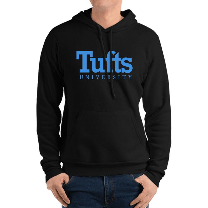 Tufts University Unisex Hooded Sweatshirt Men Black