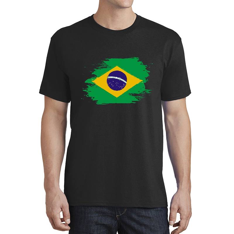 Brazil Flag, Brazil flag t-shirt, distressed flag, distressed brazil flag Unisex Hooded Sweatshirts