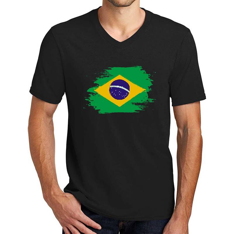 Brazil Flag, Brazil flag t-shirt, distressed flag, distressed brazil flag Unisex Hooded Sweatshirts