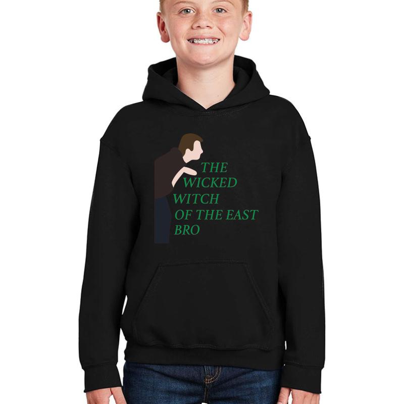 Wicked Witch Of The East Bro Youth Hooded Sweatshirt Boy Black