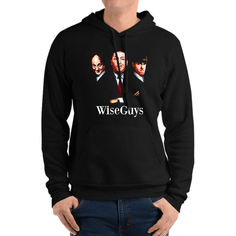 Wiseguys - The Three Stooges  Unisex Hooded Sweatshirt Men Black