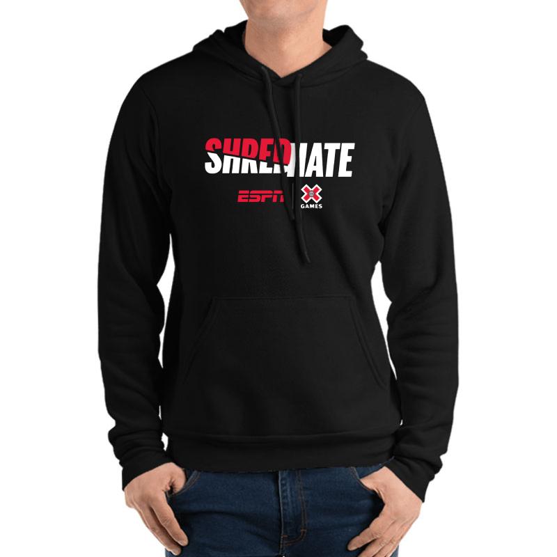 The Ultimate Goal Of Shred Hate Unisex Hooded Sweatshirt Men Black