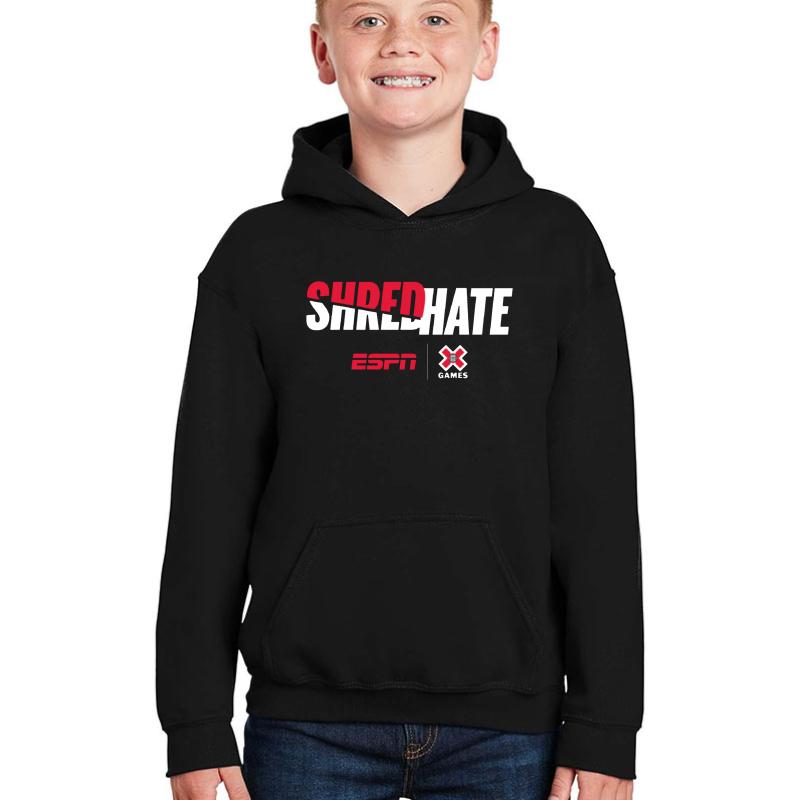 The Ultimate Goal Of Shred Hate Youth Hooded Sweatshirt Boy Black