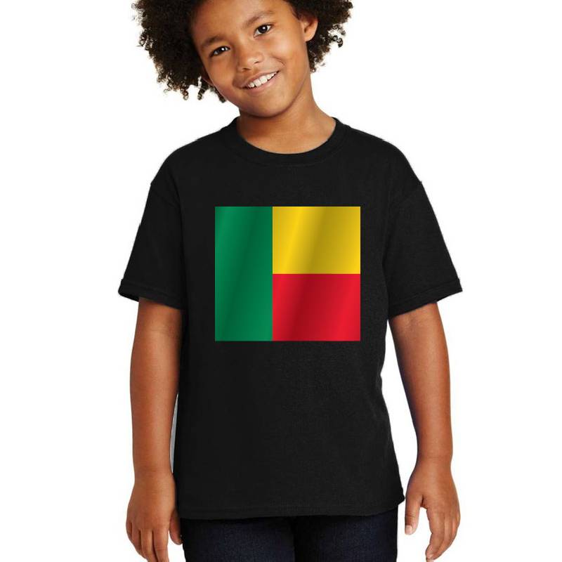 Benin flag Unisex V-Neck T-Shirts