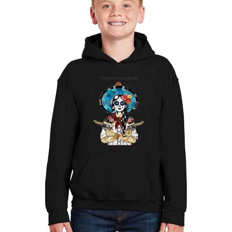 Album Music En Espanol Of The Mavericks Youth Hooded Sweatshirt Boy Black